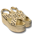 Prada Platform Eyelet Sandals