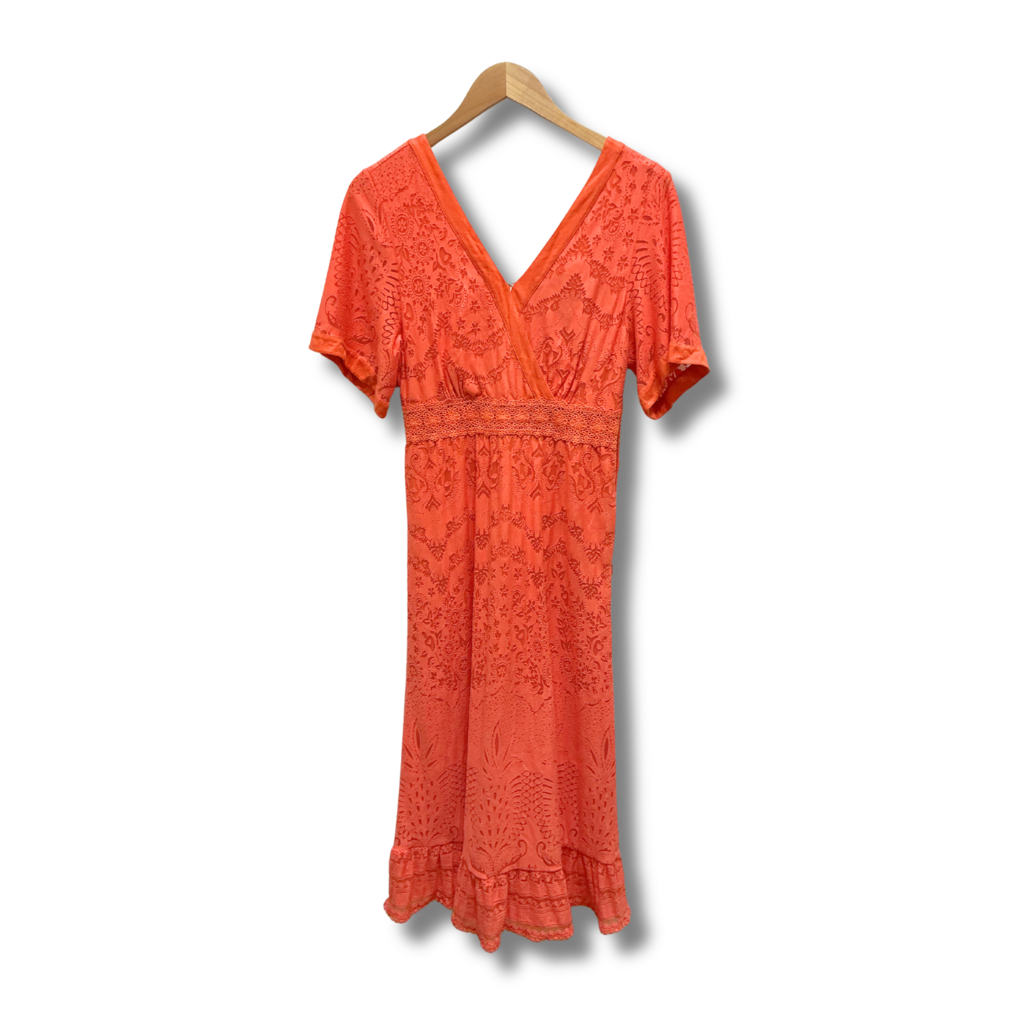 Farm Rio X Anthropologie Devore Dress MODE Consignment Farm Rio X Anthropologie Devore Dress MODE Consignment
