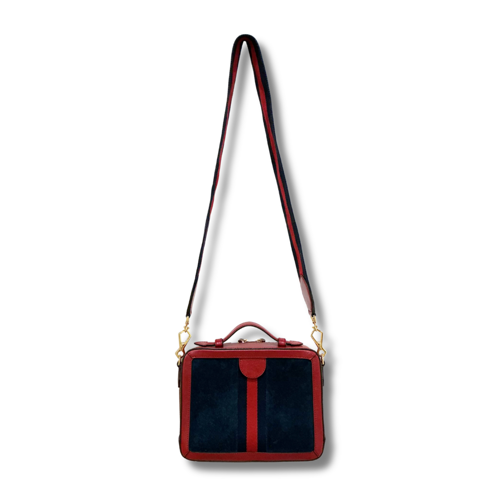 Gucci Ophidia Suede Crossbody Camera Bag
