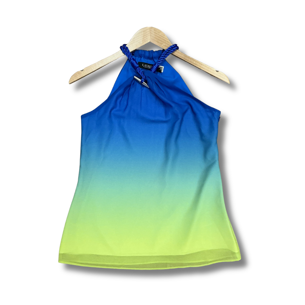 Ralph Lauren Chiffon Halter Top