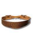 Veronica Beard Davina Croco Double Buckle Belt