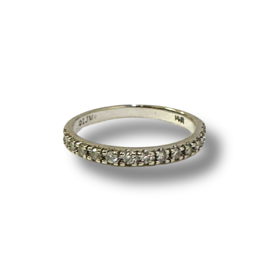 IJM 14K White Gold Diamond Ring