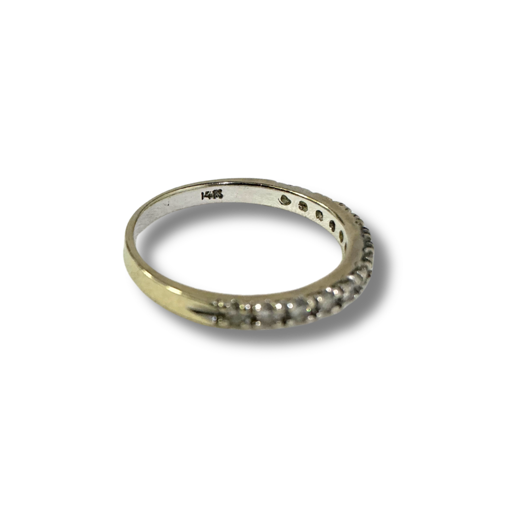 IJM 14K White Gold Diamond Ring