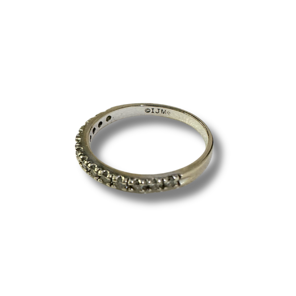 IJM 14K White Gold Diamond Ring