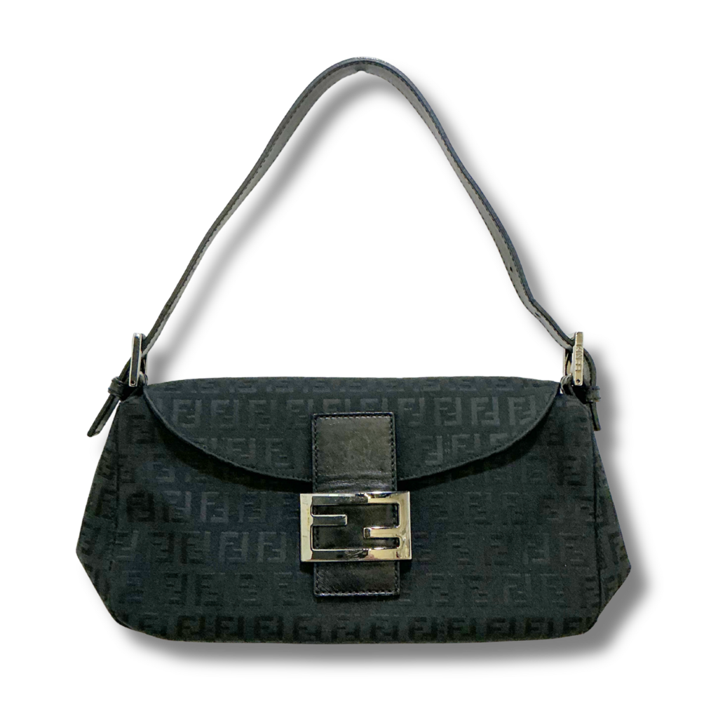 Fendi Zucchino FF Baguette Bag