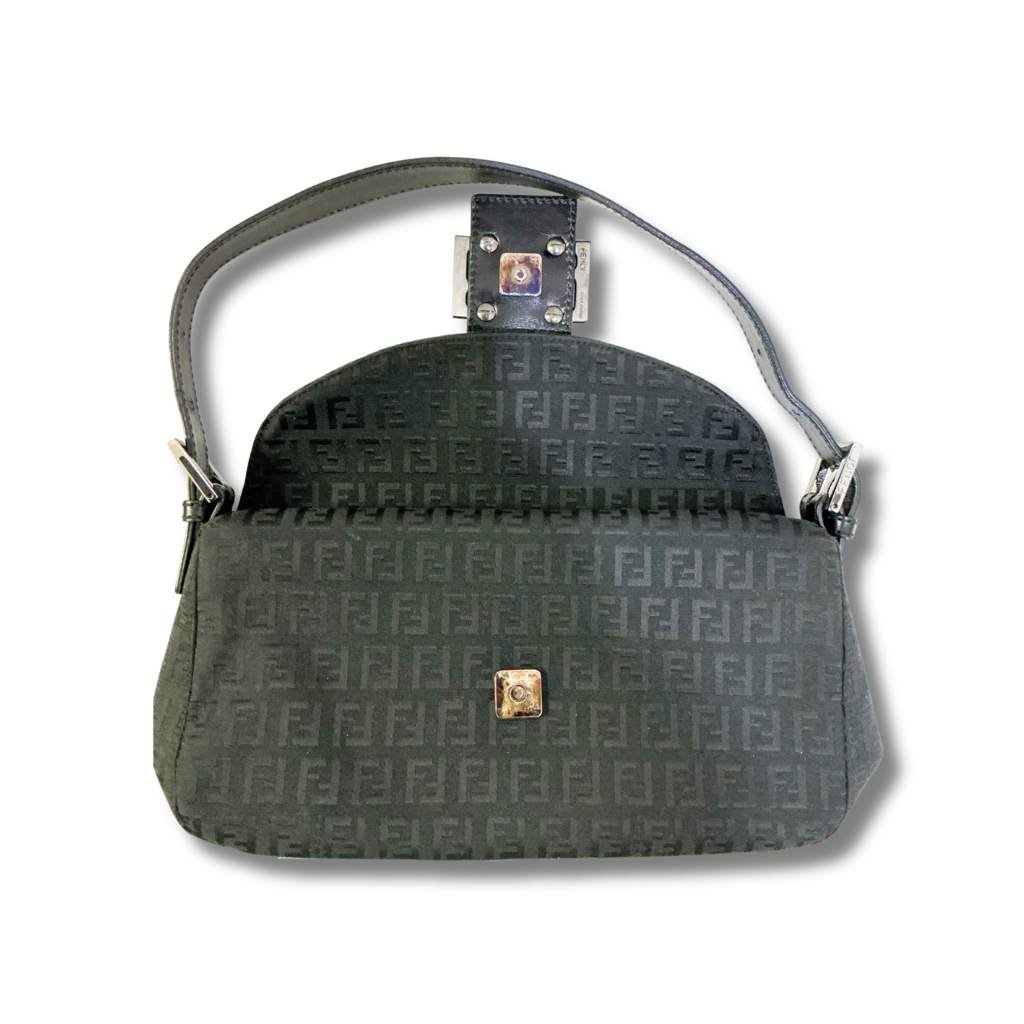 Fendi Zucchino FF Baguette Bag