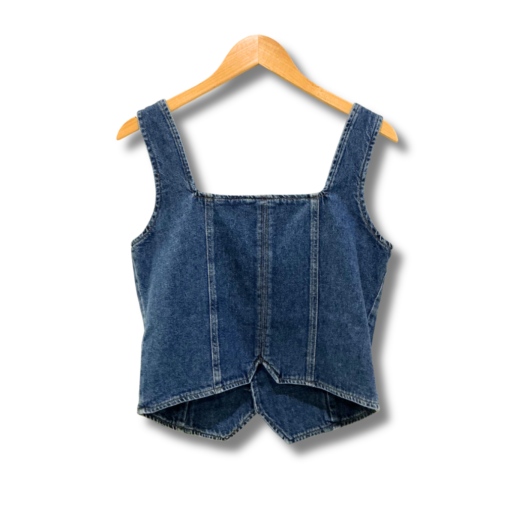 Reformation Bo Denim Top
