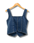 Reformation Bo Denim Top