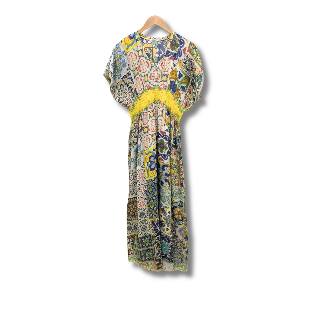 Johnny Was Patchwork Maxi Dress