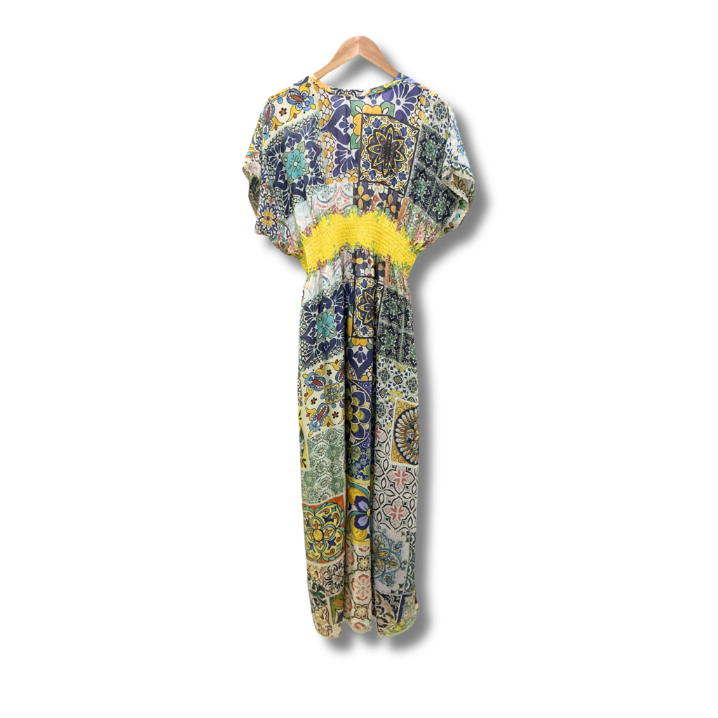 Johnny Was Patchwork Maxi Dress