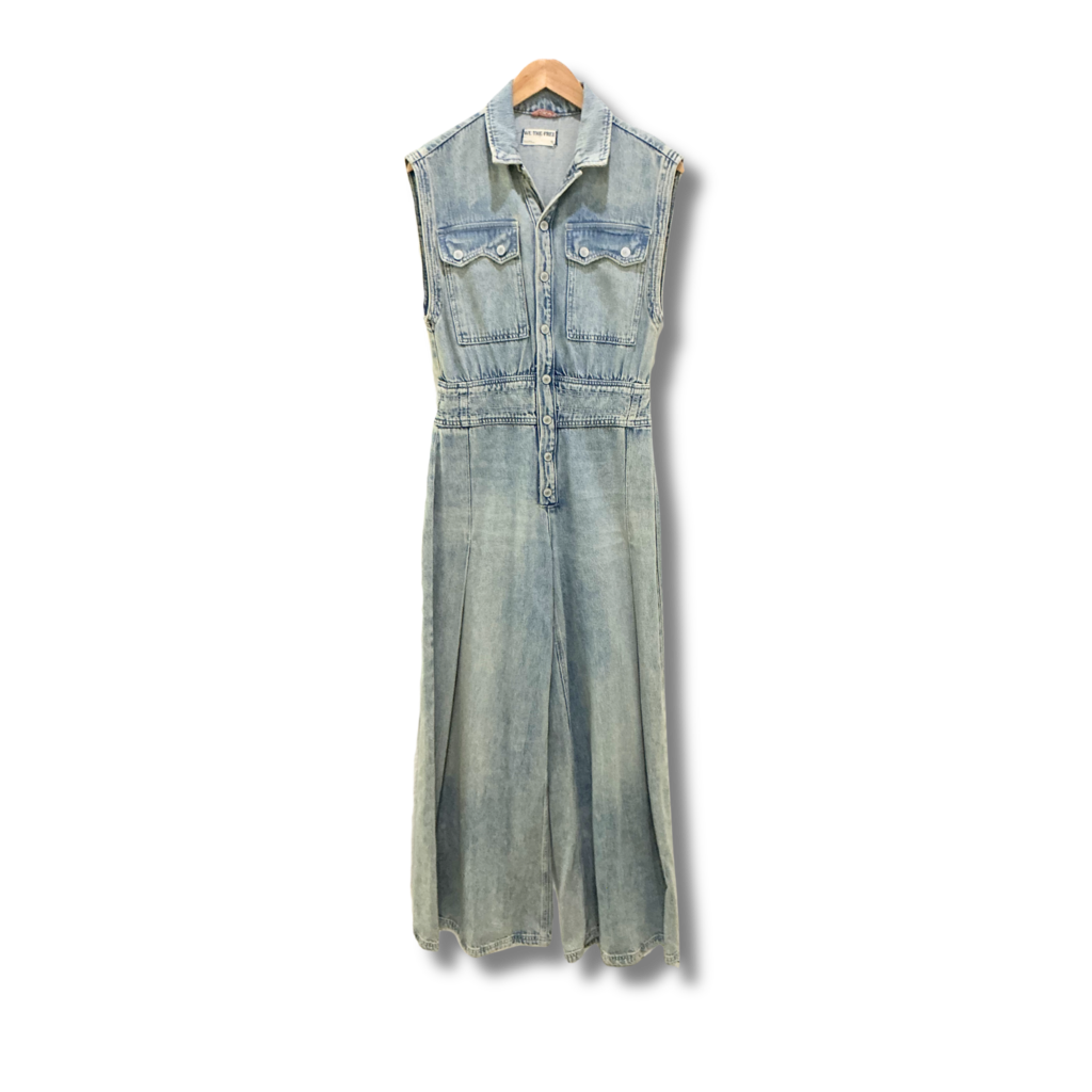 We The Free Denim Jumpsuit