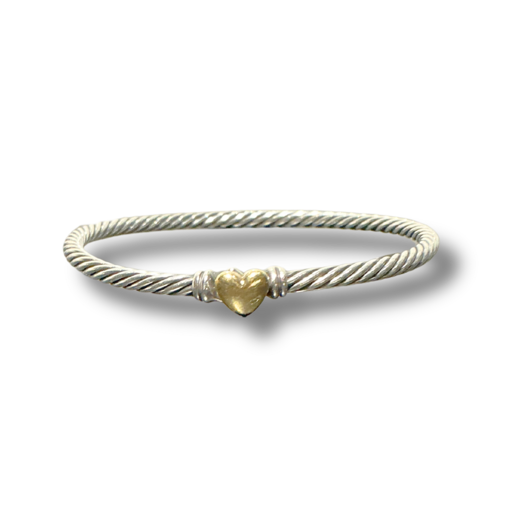 David Yurman Cable Heart Bracelet