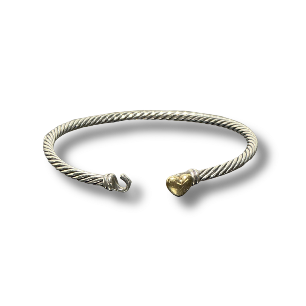 David Yurman Cable Heart Bracelet