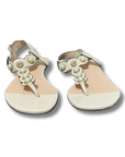 Gucci Gucci Willow Faux Pearl Flat Sandals