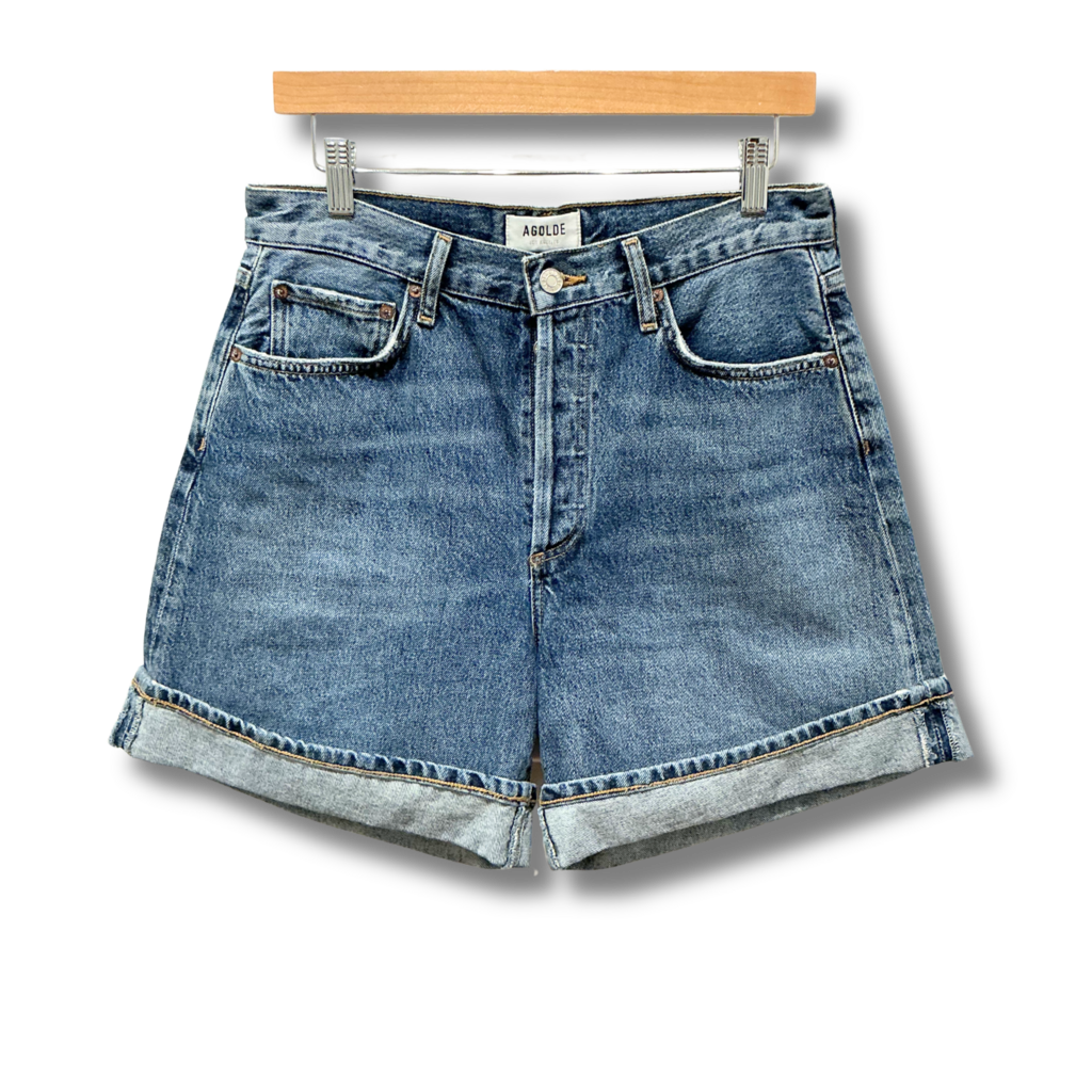 Agolde Dame Denim Shorts