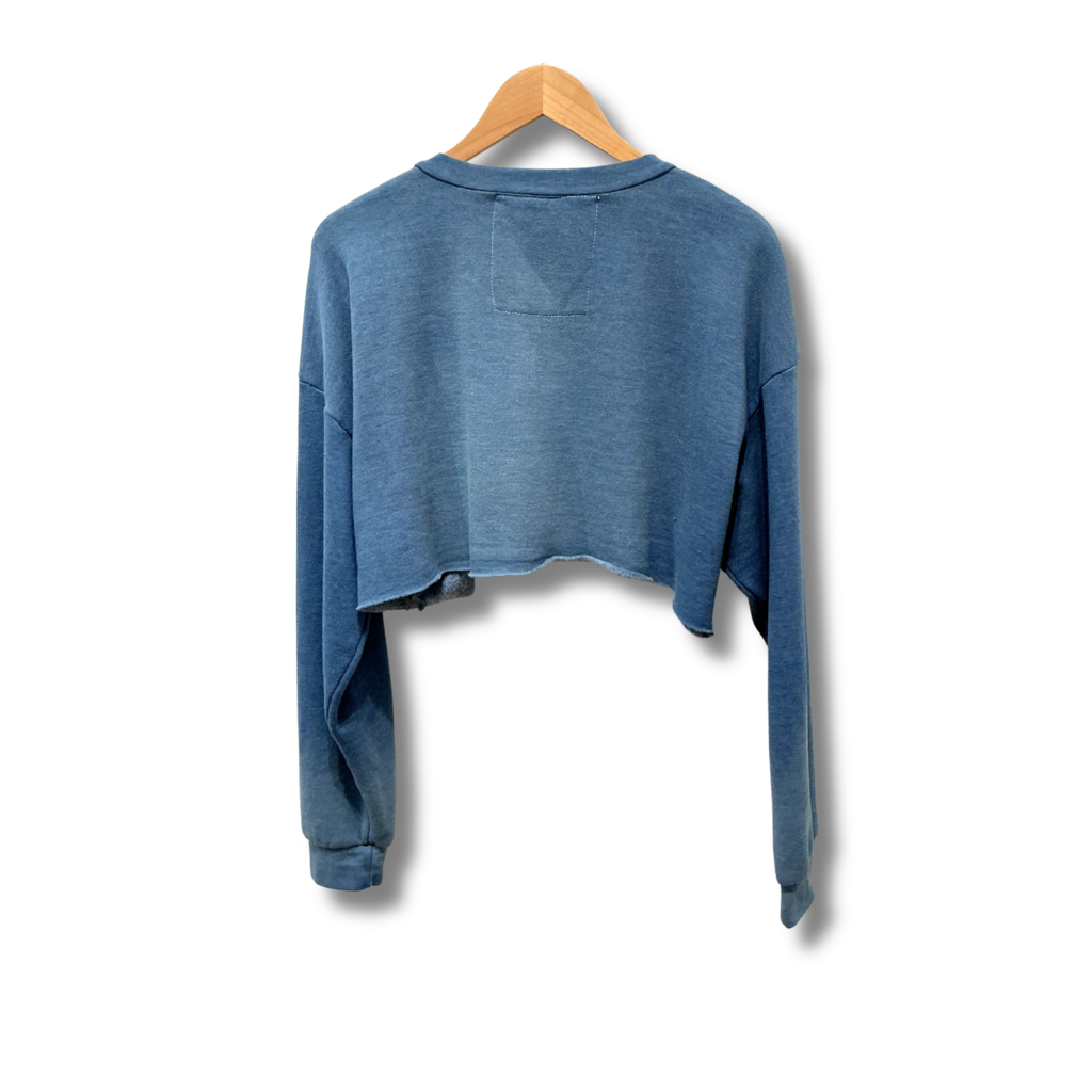 Aviator Nation Essential Cropped Crew Sweatshirt