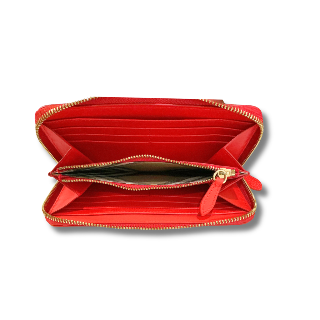 Burberry Zip Around Wallet