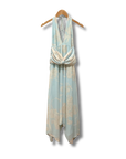 Meshki Cara Plunge Chiffon Midi Dress