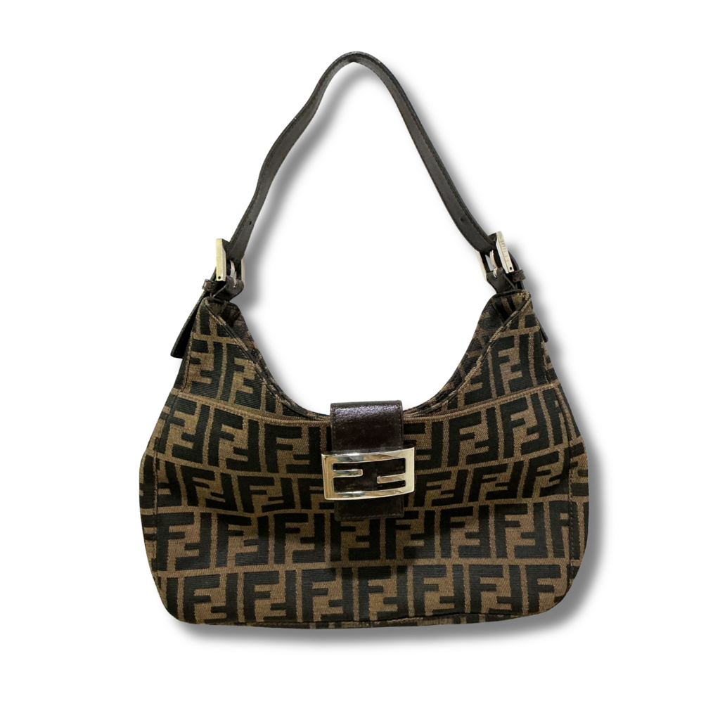 Fendi Zucca Mama Hobo Shoulder Bag