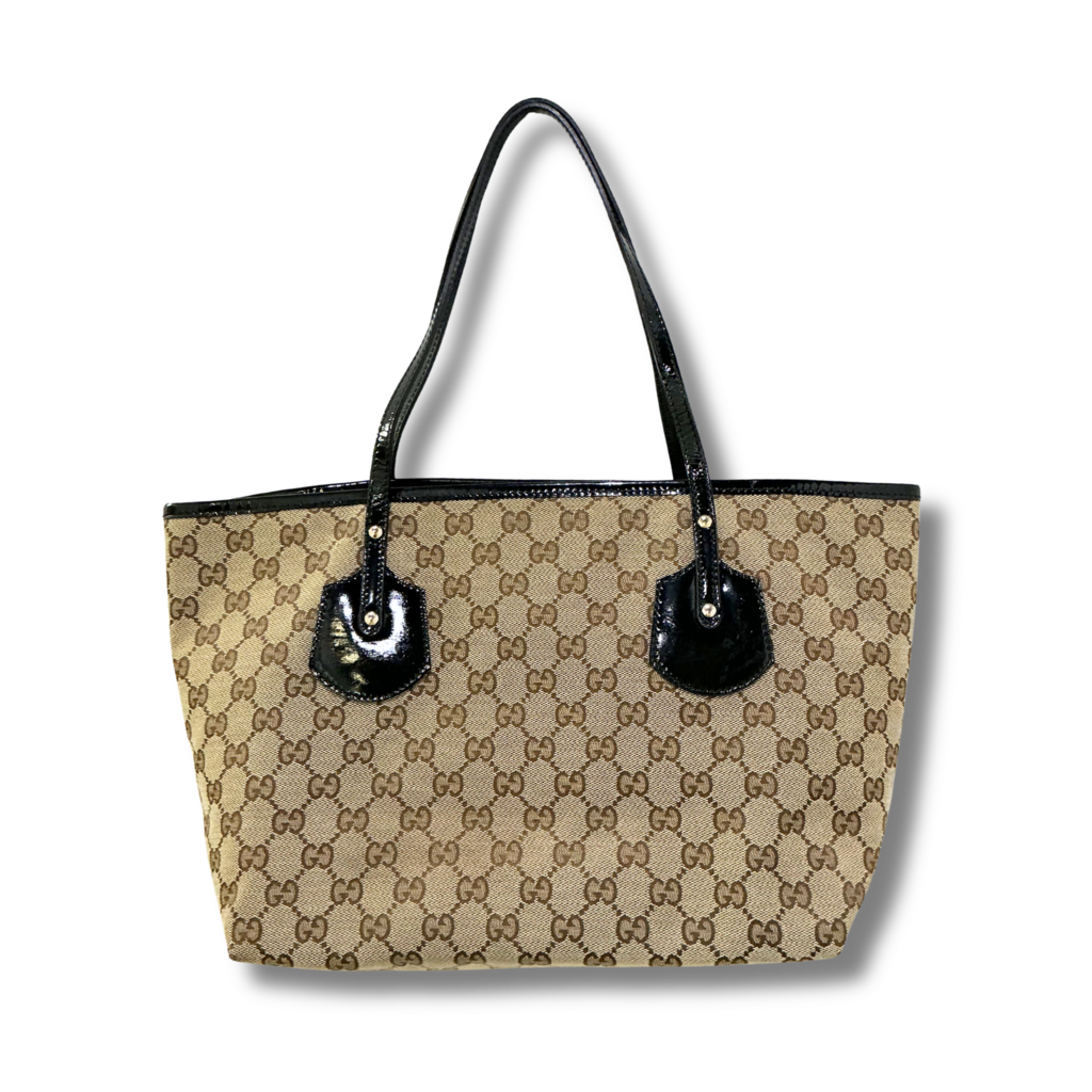 Gucci Jolie Charm Canvas Tote Bag