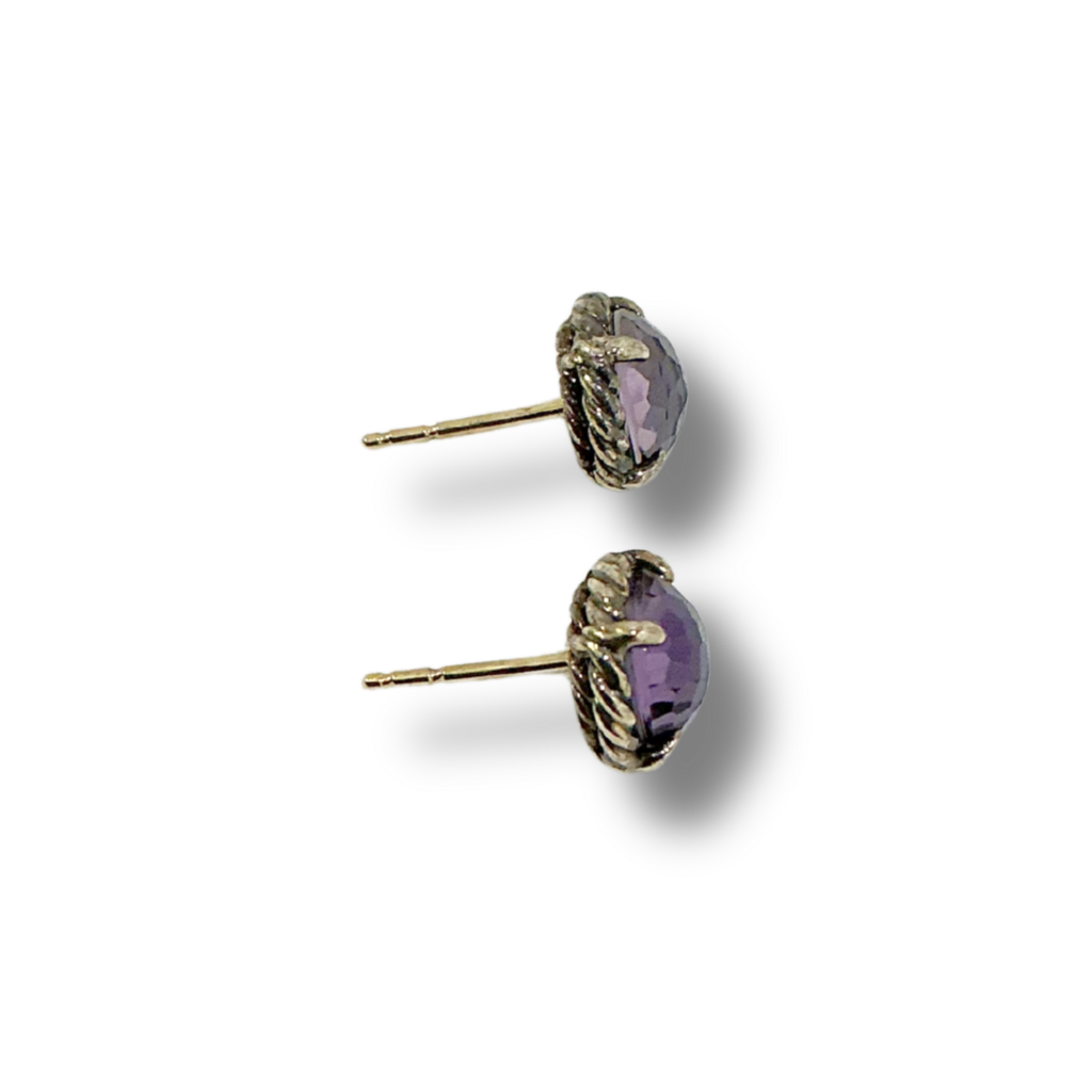 David Yurman Black Orchid Petite Chatelaine Stud Earrings