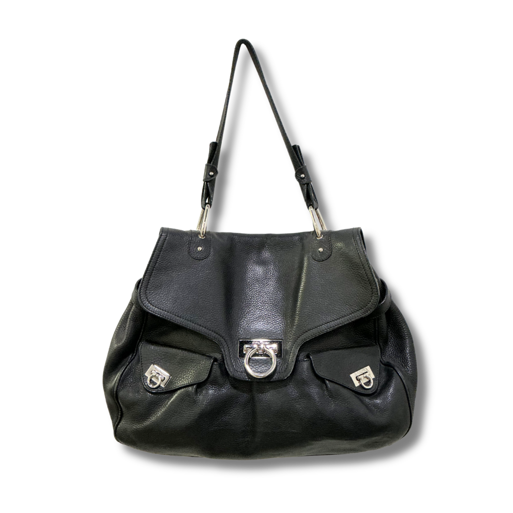 Ferragamo Leather Shoulder Bag