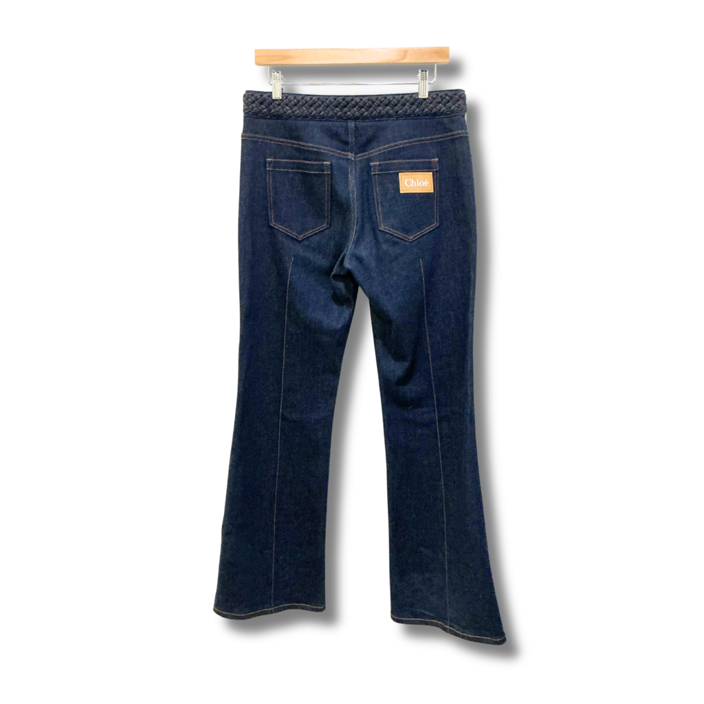 Chloe Braided flare Jeans