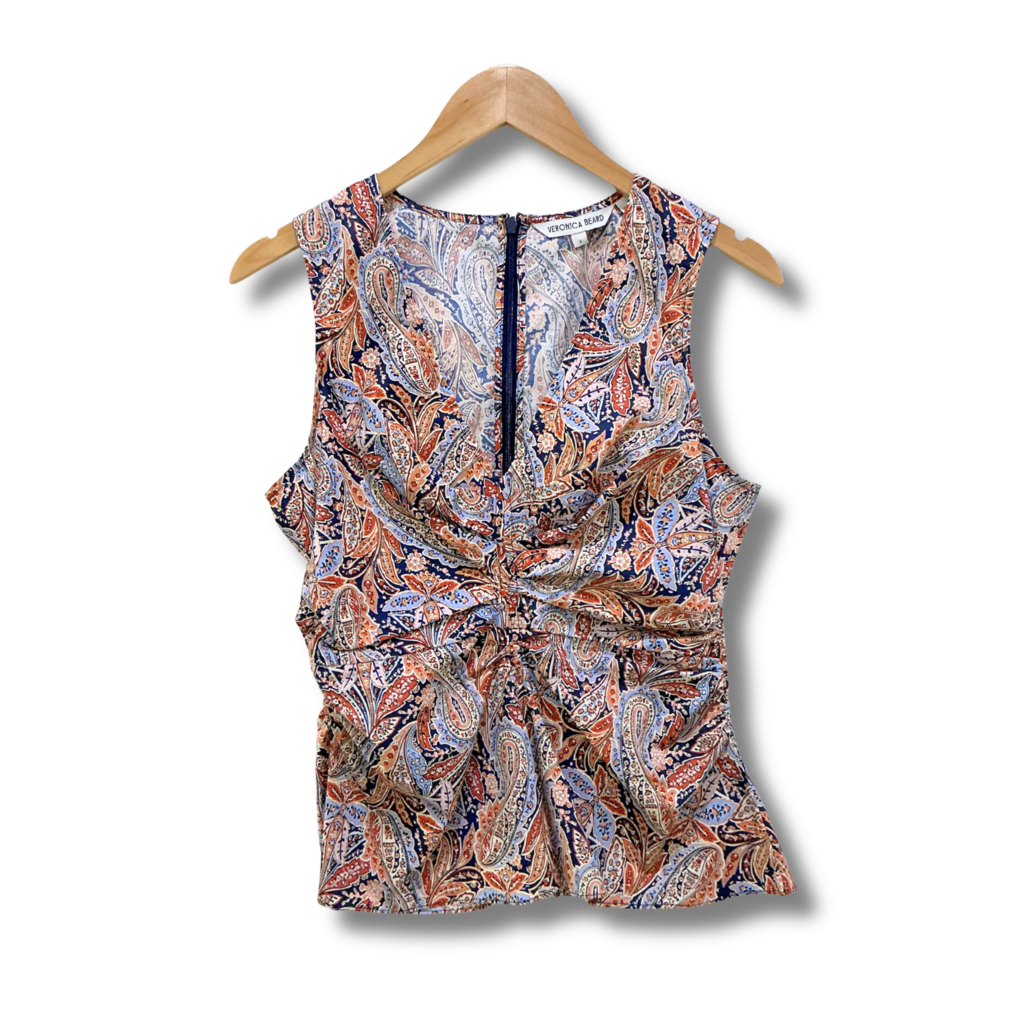 Veronica Beard Aidan Paisley Top