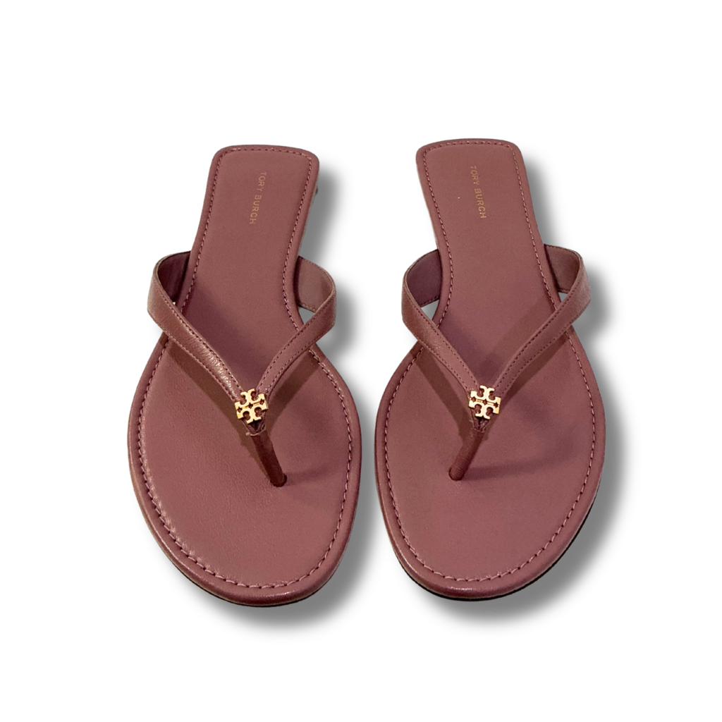 Tory Burch Leather Flip Flops