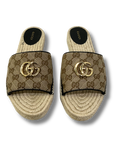 Gucci Canvas Espadrille Slides