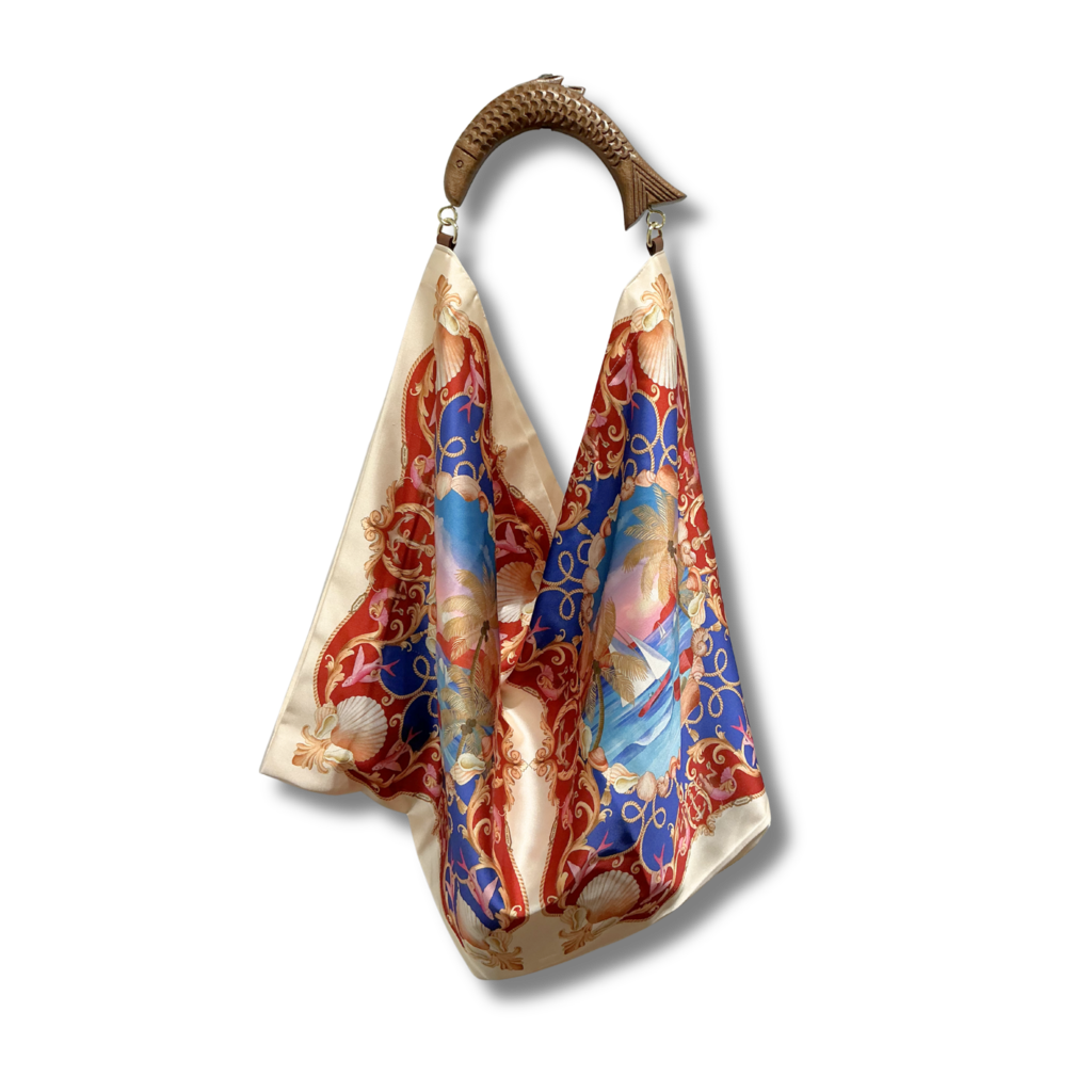 Farm Rio Satin Scarf Bag