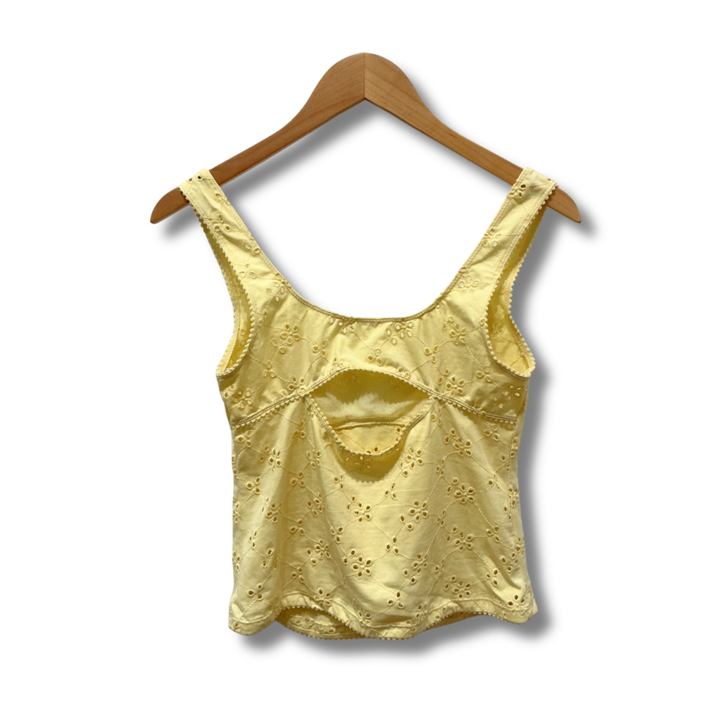 Free People Full Bloom Eyelet Tank Top