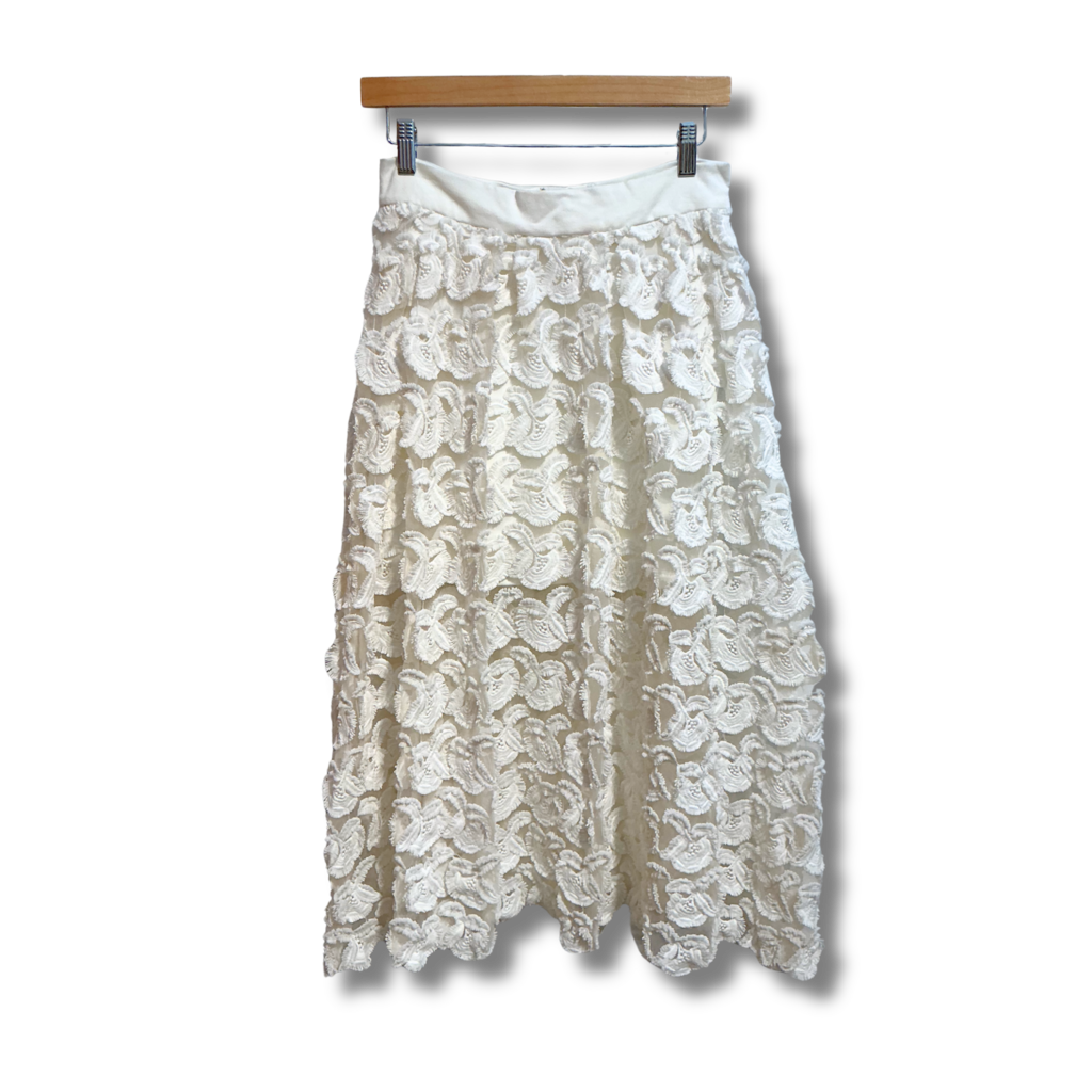 Maje Jardin Midi Skirt