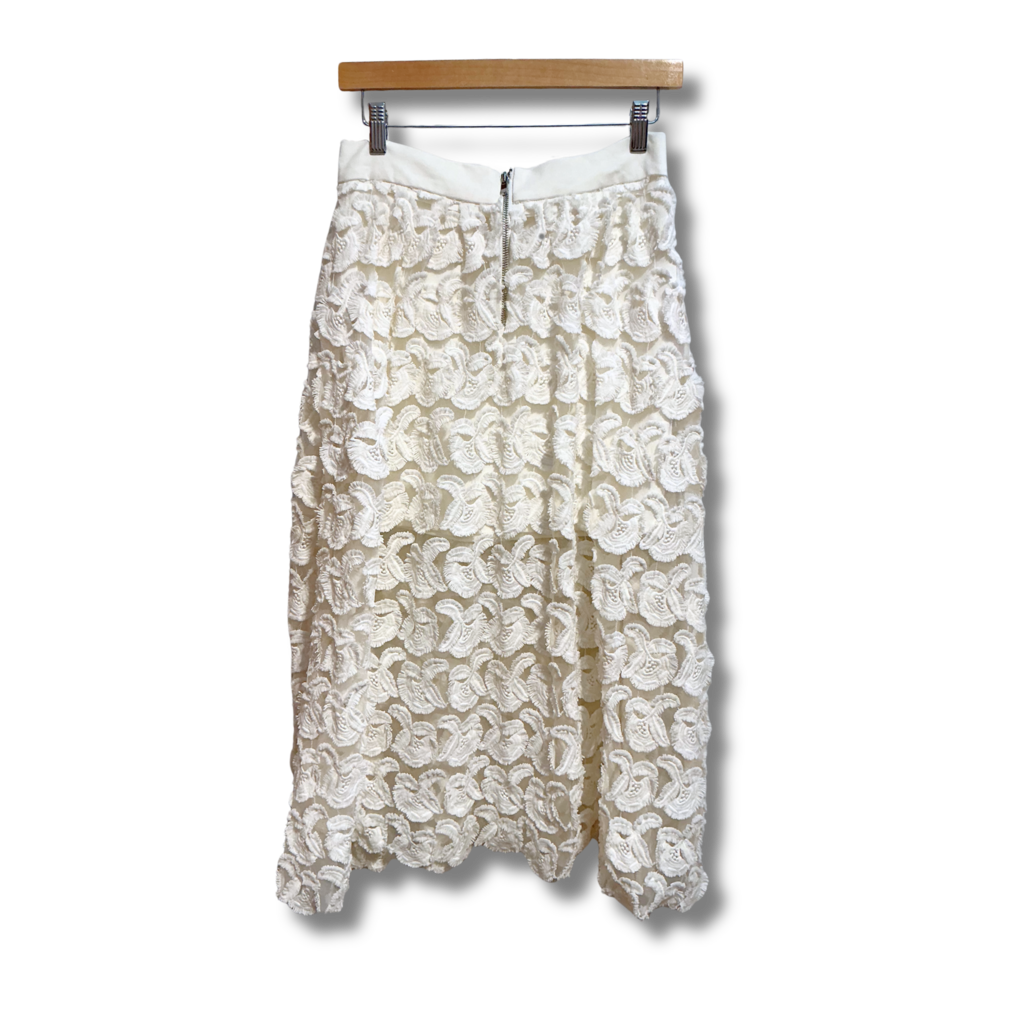 Maje Jardin Midi Skirt
