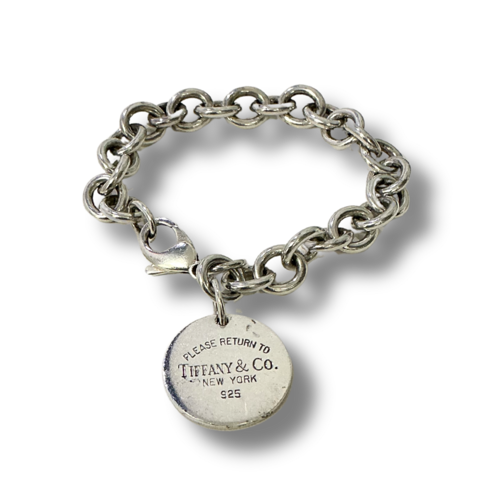 Tiffany &amp; Co Circle Tag Charm Bracelet
