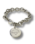 Tiffany & Co Circle Tag Charm Bracelet