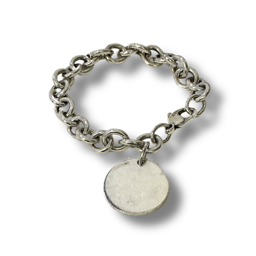 Tiffany &amp; Co Circle Tag Charm Bracelet