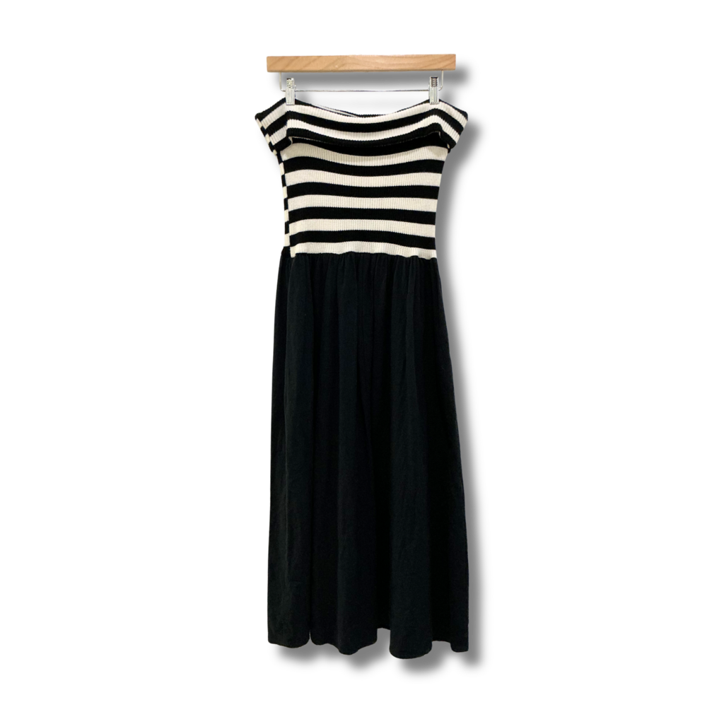 Anna Rae Strapless Midi Dress