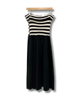 Anna Rae Strapless Midi Dress