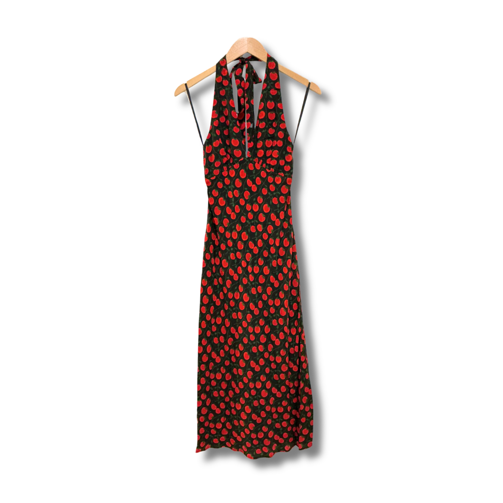 Staud Lucca Halter Midi-Dress