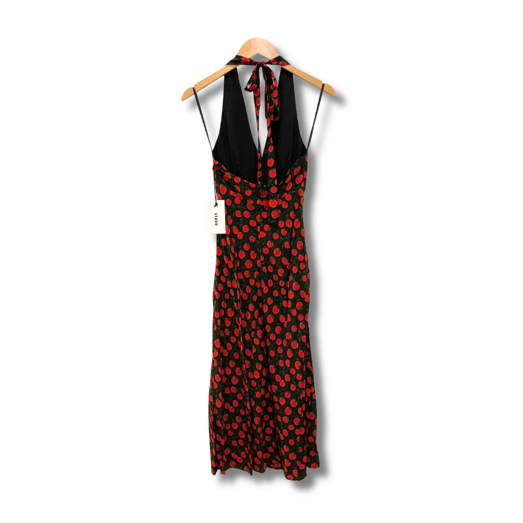 Staud Lucca Halter Midi-Dress