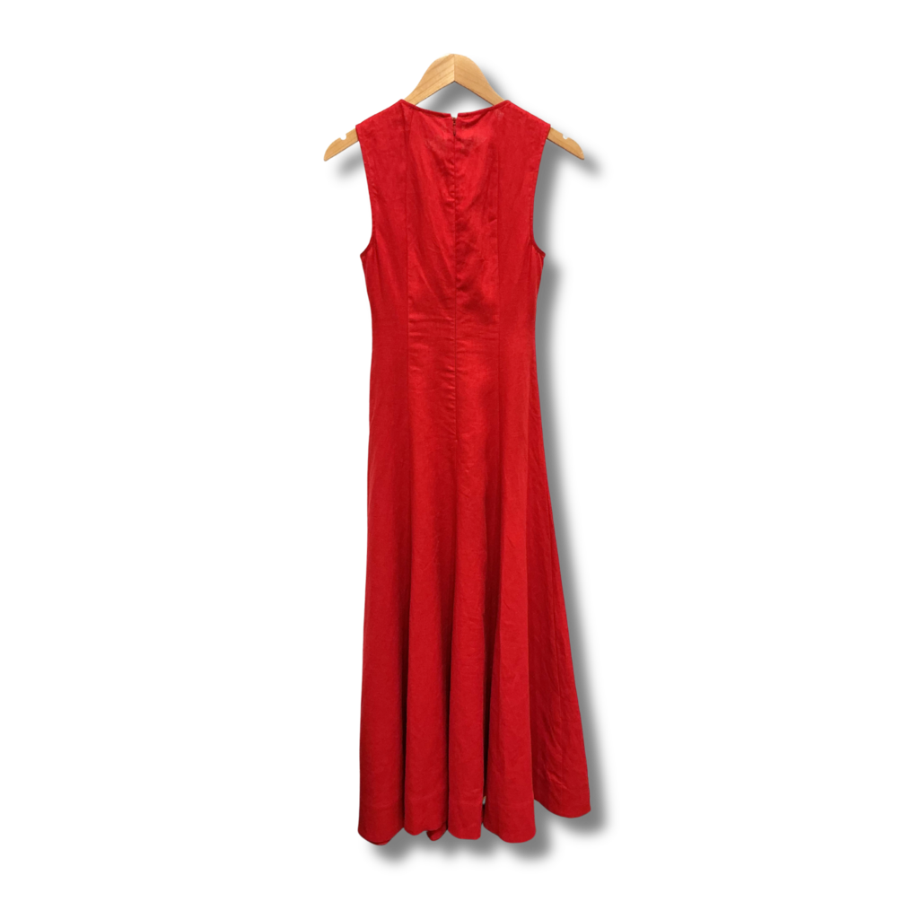 Reformation Cecilia Linen Maxi Dress