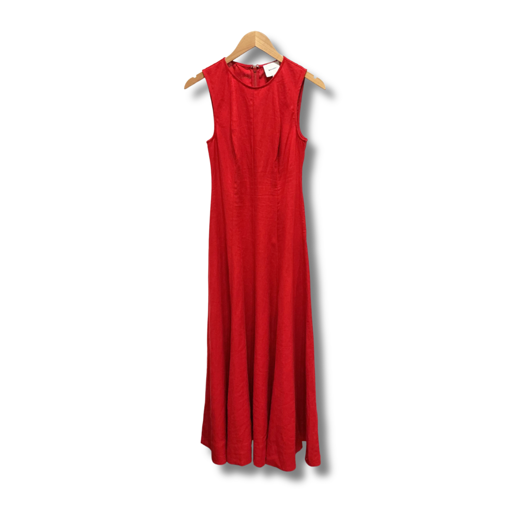 Reformation Cecilia Linen Maxi Dress