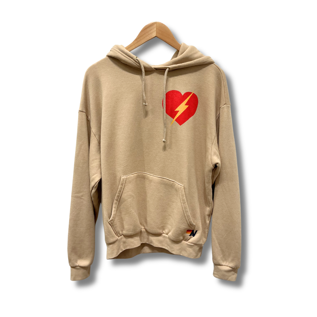 Aviator Nation Bolt Heart Pullover Hoodie