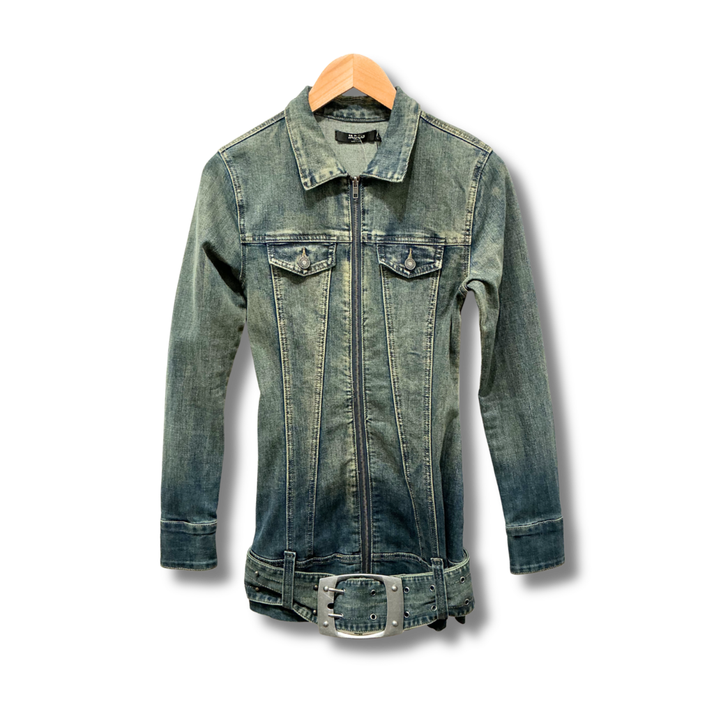 Jaded London Steel City Denim Mini Dress