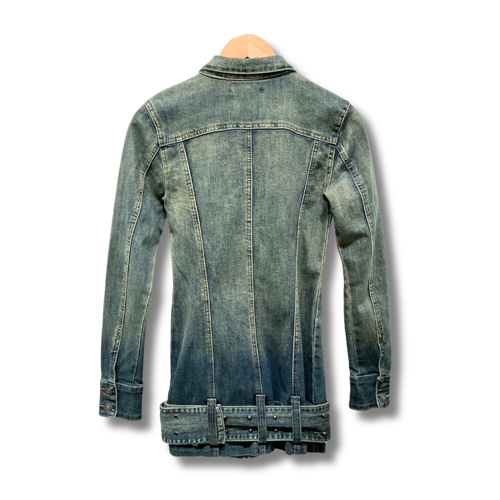 Jaded London Steel City Denim Mini Dress