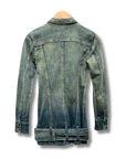 Jaded London Steel City Denim Mini Dress