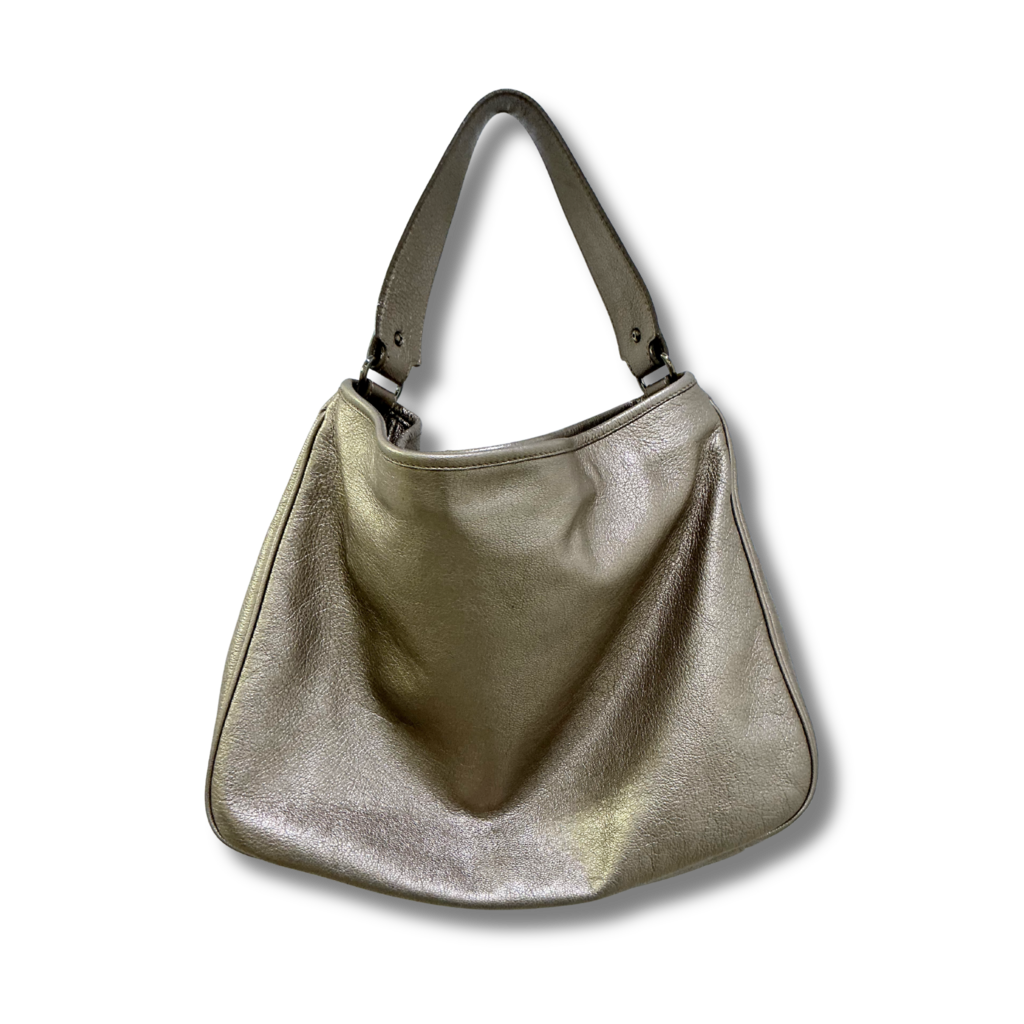 Salvatore Ferragamo Metallic Hobo Bag