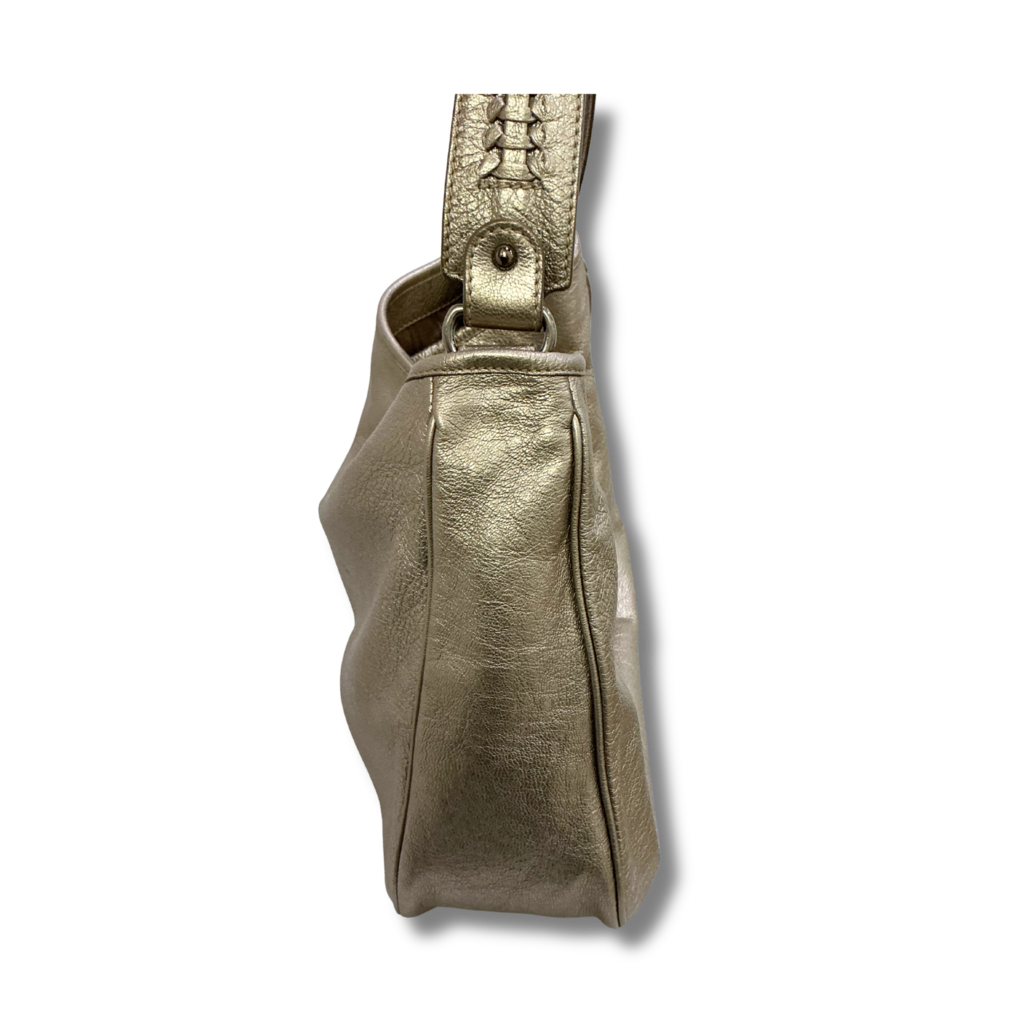 Salvatore Ferragamo Metallic Hobo Bag