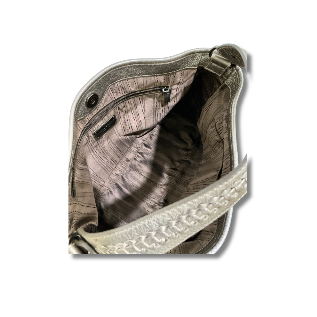 Salvatore Ferragamo Metallic Hobo Bag
